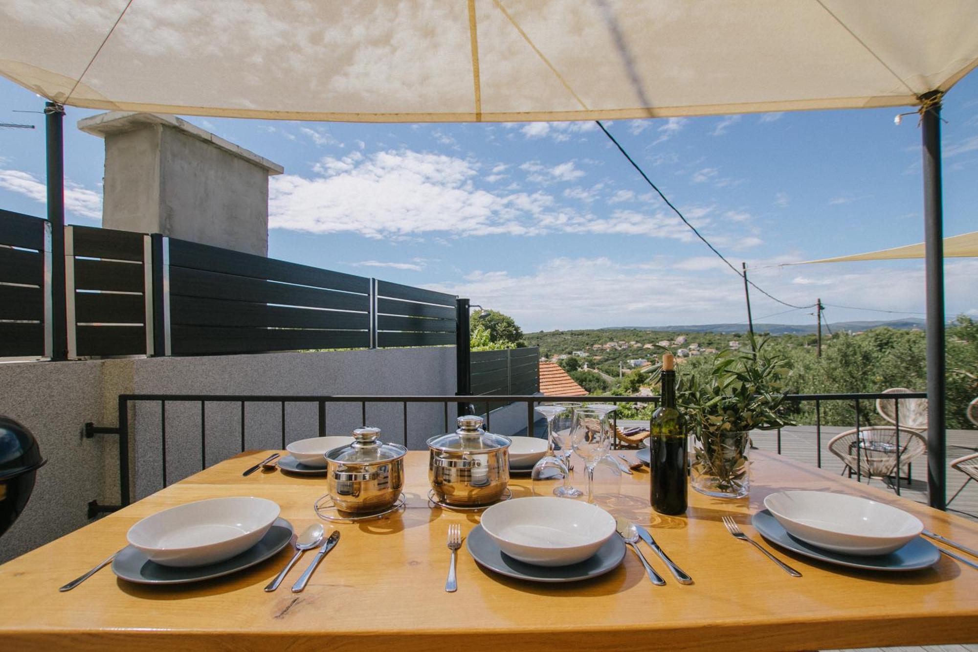 House Marija Drvenik Mali Vila Trogir Exterior foto